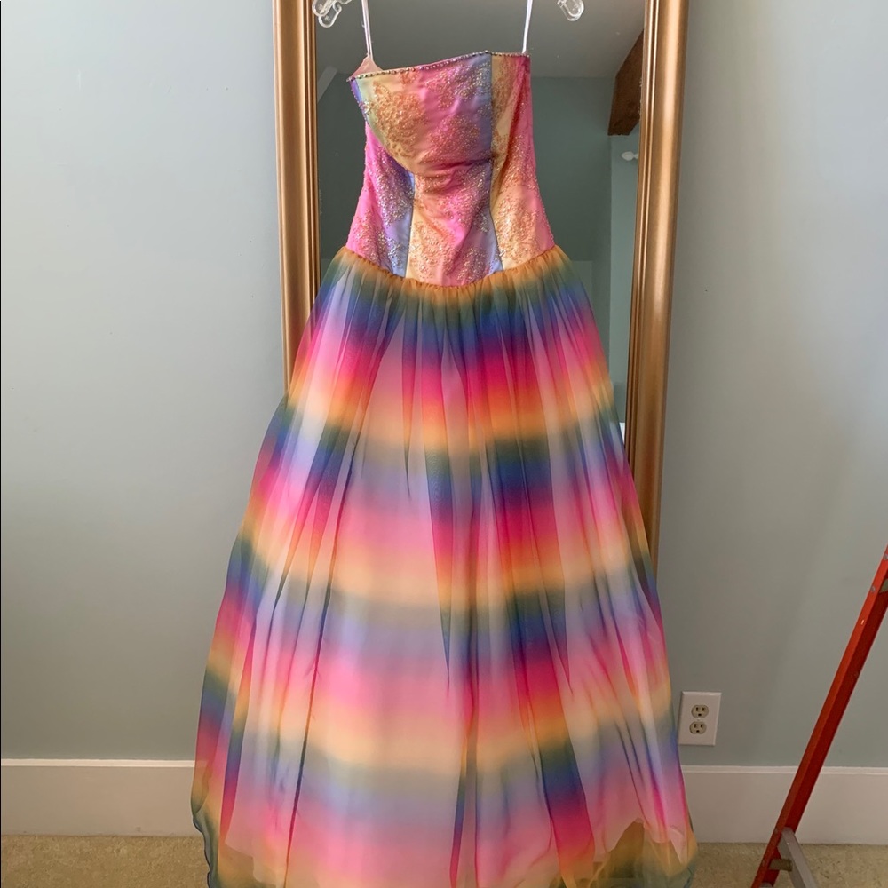 Rainbow Prom Dress